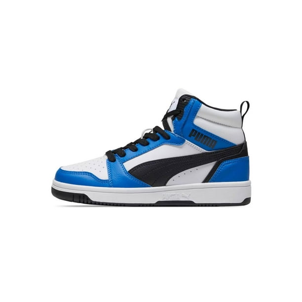 Tenis Puma Rebound V6 Blanco-azul Comodo Urbano 22-26 blanco 23