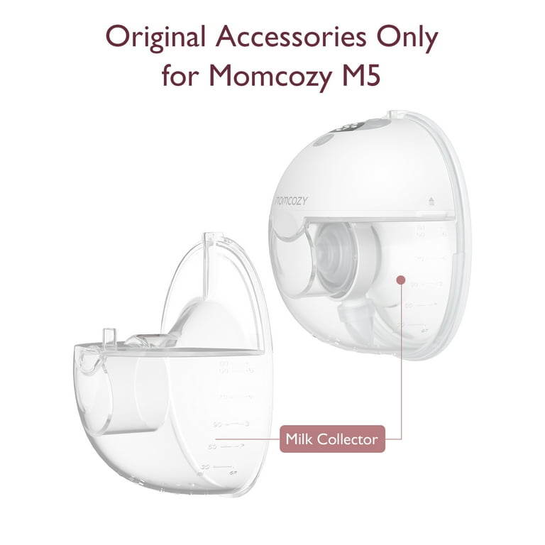 Momcozy Milk Collector for Momcozy M5, Original Momcozy M5 Breast Pump  Replacement Accessories, 1 Pack 
