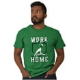 thumbnail image 4 of Baseball Athlete Work From Homebase Men's Graphic T Shirt Tees Brisco Brands X, 4 of 6