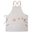 thumbnail image 1 of ENJOYW Fadeless Kitchen Apron Comfortable Canvas Woodworking Cooking Apron for Dishwashing Apron, 1 of 7