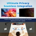 thumbnail image 5 of 27" Magnetic Computer Privacy Screen Filter for 16:9 Widescreen Monitor Screen Protector, Anti-Glare Blue Light Privacy Filter Shield, Removable Desktop Monitor Privacy Film, Double Sided Reversible, 5 of 11