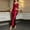 Wine, variant on FAHXNVB Womens Silk Satin Nightgown Elegant V Neck Sleeveless Backless Maxi Dress Long Sleepwear Full Slip Negligee for Ladies