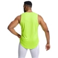 thumbnail image 6 of FJUCHAI Men's Vest Tops Sleeveless Dry Fit Athletic Tee Sports Casual loose Breathable Vest M-3XL, 6 of 9