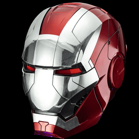 MK5 Helmet Electronic Open/Close Mask with 3 Controls Way and Sounds & LED Eyes 1:1 Model ction figures