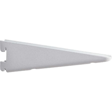 

Knape & Vogt 182 Series 9 In. White Steel Heavy-Duty Double-Slot Shelf Bracket