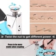 thumbnail image 2 of SHALL Staple Gun Heavy Duty, 3-in-1 Upholstery Staple Gun Kit with 3000 Staples, Staple Remover, Manual Brad Nailer with Specific Staples Outlet Position Indicator Blue, 2 of 6