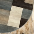 thumbnail image 3 of Superior Modern Geometric Fire Retardant and Anti-Static Indoor Area Rug, 5' Round, Grey, 3 of 6
