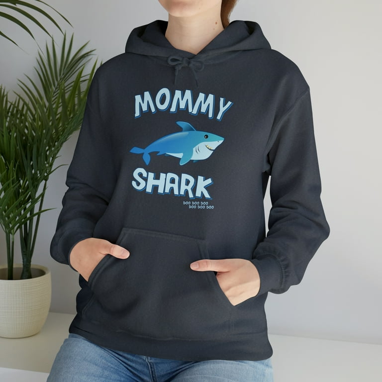 Mommy Shark Doo Doo Doo Graphic Hoodie Sweatshirt Sizes S 5XL