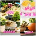 thumbnail image 3 of Raindrops 100Pcs Tiny Animals Mini Resin Flamingo Figurines MultiColored Whimsical Design For Home Decor, 3 of 8