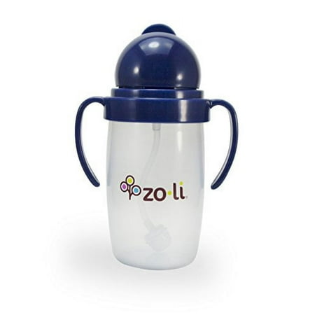 ZoLi BOT 2.0 Navy Straw Sippy Cup, 10oz.