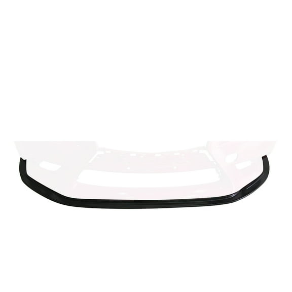 Ikon Motorsports Front Bumper Lip Spoiler Lower Air Dam Chin Splitter Bodykit Replacement Compatible With 2014-2016 Lexus IS Base SK Style PU Polyurethane Unpainted Black