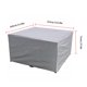 thumbnail image 5 of Cubierta de muebles para exterior, interior, mesa, sofá, silla, protector, impermeable, a prueba de rayos UV, a prueba de viento, cubierta antipolvo, 315x160x74cm sidaley HA001768-08, 5 of 6