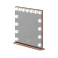 thumbnail image 4 of Impressions Vanity Aurora Hollywood LED Makeup Mirror with Bluetooth (Rose Gold), 4 of 4