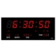 thumbnail image 1 of Reloj ElectróNico con Calendario Perpetuo LED Reloj de Pared Digital Alarma Cada Hora Timbre Temperatura Relojes de Mesa Oficina Casa Rojo, 1 of 6
