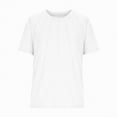 thumbnail image 4 of TOWED22 Girls Short Sleeve Shirts Cotton Crew Neck T-Shirt Kids Plain Tees Tops Size 5-12 Years(White,4-5 Y), 4 of 4