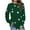 Army Green, variant on Abomasnow Women's Plus Size Sweatshirts Casual Long Sleeve Crew Neck Hoodies Cute Star Print Pullover Tops L-5XL