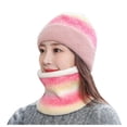 thumbnail image 2 of CFMIURAN Ski Mask for Women Winter Fleece Wind-Resistant Warm Face Cover and Neck Warmer for Cycling Motorcycle Skiing Pink, 2 of 3