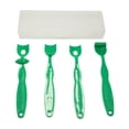 thumbnail image 3 of MERIGLARE 4x Tongue Tip Exerciser Develop Language Oral Muscle Training Learning Spoon Dark Green, 3 of 9
