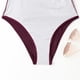 thumbnail image 5 of Traje De Baño De Una Pieza Con Tirantes Traje de baño de una pieza con tirantes para mujer, sin espalda, sexy, vacaciones junto al mar (L, rojo vino) Sywqhk Para Estrenar, 5 of 8