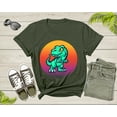 thumbnail image 6 of Cool Dinosaur T-Rex Animal Bird at Sunset for Men Women Kids T-Shirt Dino T Shirt Gift for Men Women Kids Boys Girls Cute Trex Dino Tshirt, 6 of 8