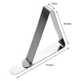 thumbnail image 2 of Clip para mantel de 6 cm Pamolo 12 piezas acero inoxidable ajustable exterior, 2 of 5