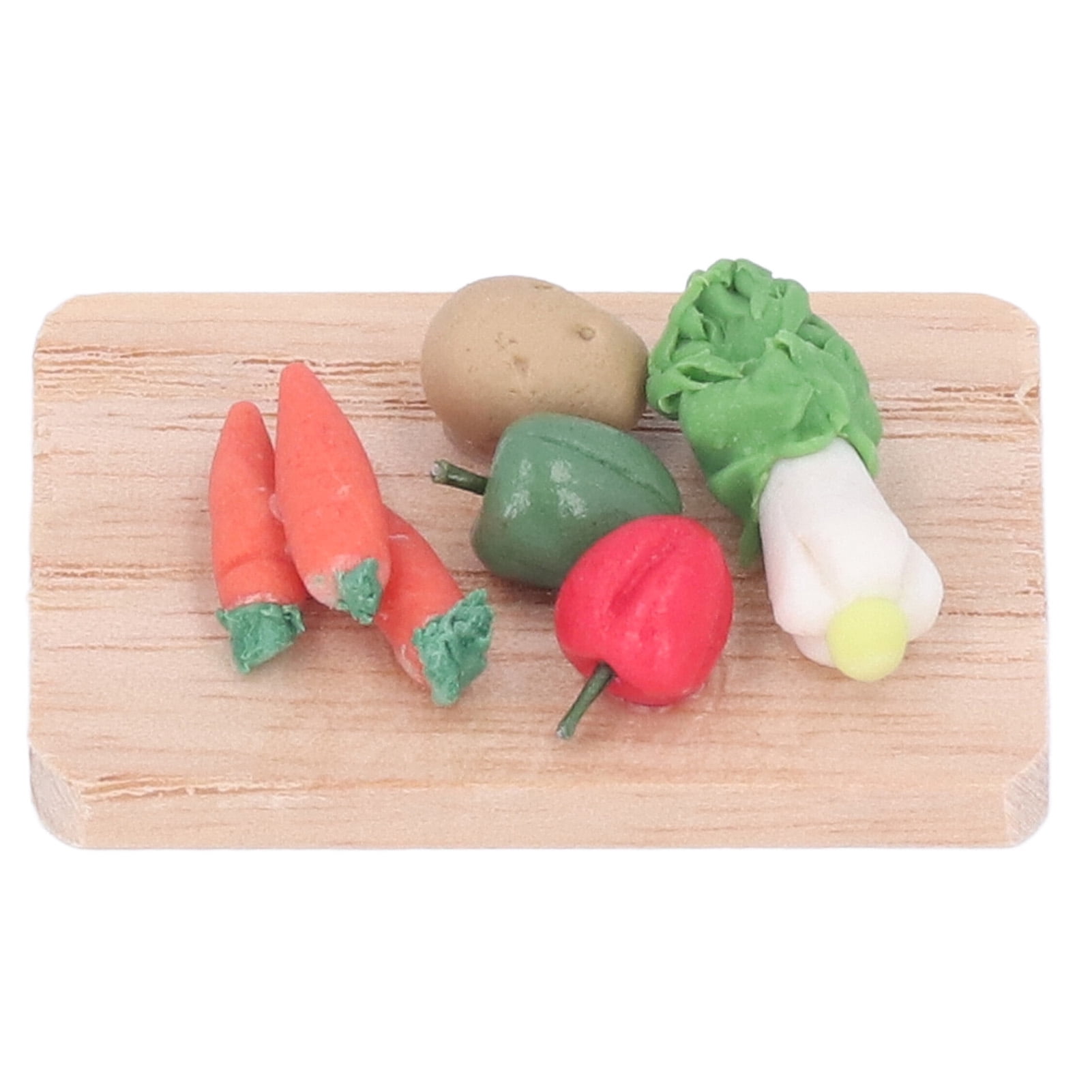 Dollhouse Miniature Vegetables, Log Potato Mini Fake Vegetables Clay 1