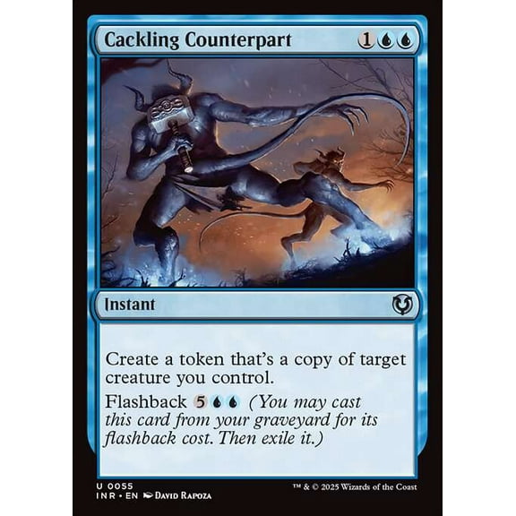 MtG Innistrad Remastered Uncommon Cackling Counterpart #55