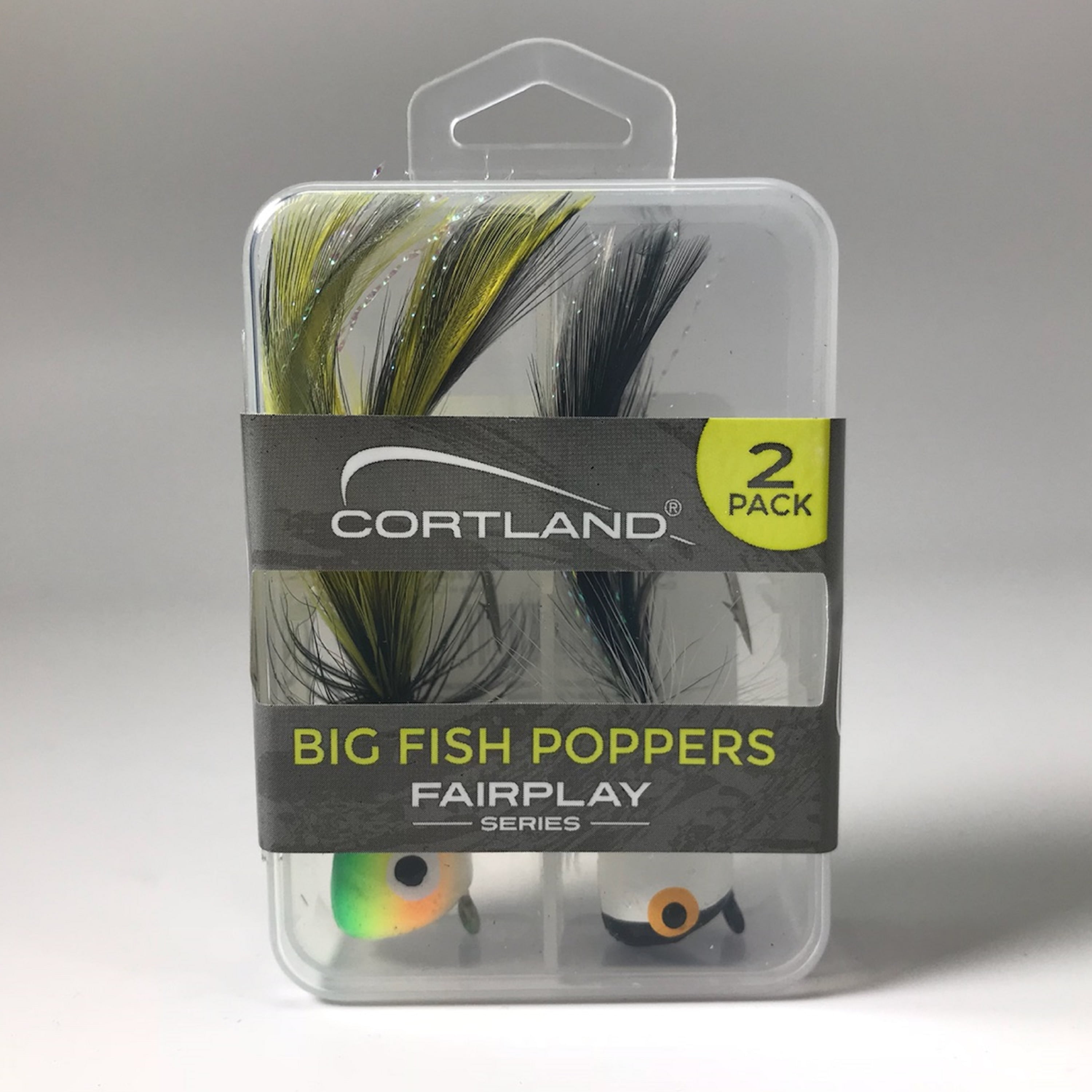 Cortland Fairplay Big Fish Bass Poppers, 2 Count, 664876