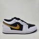 thumbnail image 4 of N I-K-E A i r-Jor-dan 1 Low White Black Metallic Gold 553558-172 Men's Size 9, 4 of 6