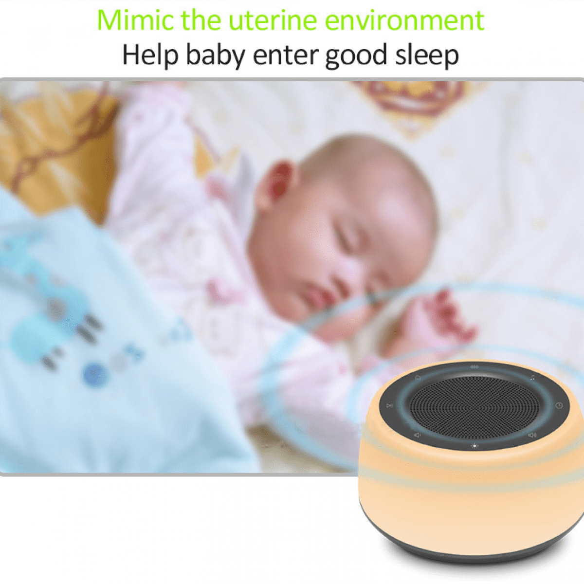 Hatch Rest Baby Sound Machine, Night Light | Sleep Trainer, Time-to-Rise Alarm Clock, White Noise Soother, Music & Stories for Nursery, Toddler & Kids Bedroom-BlackA800