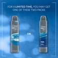 thumbnail image 4 of Dove Men+Care Advanced Clean Comfort Antiperspirant Spray for Men, 72H Protection, 1/4 Moisturizing Cream, Anti-Bacterial Odor Control, 250 ml (6 Pack), 4 of 8