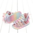 thumbnail image 5 of GERsome Soft Adorable Baby Shoes Baby Girls Cute Fashion Weave Hollow Out Bow Non-slip Soft Bottom Sandals, 5 of 9