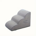 thumbnail image 2 of 3-Step Detachable Pet Stairs Ramp for Dogs & Cats - Soft Sponge Material, Non-Slip Ramps for Small Medium Large Dogs, Indoor/Outdoor Use, Pet Stairs for Small Dogs, Multistep Design, Nonslip Steps, 2 of 12