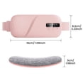thumbnail image 3 of Heating Pad for Period Cramps, Fast Heating with 5 Heat Levels and 4 Massage Modes, Portable Menstrual Heating Pad, Belly Period Massager for Women and Girls, Pink, 3 of 16