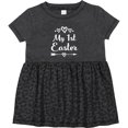 thumbnail image 3 of Inktastic My 1st Easter Girls Holiday Girls Baby Dress, 3 of 5