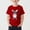 Red, variant on Frwgonr Boys Casual T-shirts Short Sleeve Tee Tops Casual Graphic Clothes Crew Neck Shirts 3-16 Years, Black