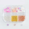 thumbnail image 5 of 6 Grids/Box Nail Decor Exquisite with Steel Ball Lightweight Small Flowers Nail Decoration for Women, 5 of 8