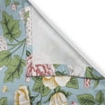 thumbnail image 3 of Ambesonne Colorful Kitchen Curtains, Chrysanthemum and Hoya, 55"x45", Pale Blue Grey Multicolor, 3 of 3