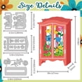 thumbnail image 2 of Troqueles de corte de flores silvestres en 3D para jardineras, marcos de tarjetas, plantillas de corte de acero al carbono, plantillas de borde, plantillas de relieve para álbumes de recortes., 2 of 9