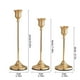 thumbnail image 3 of Juego de candelabros de hierro forjado de 3 • Candelabros de aleación de aluminio y metal • Plata, negro, rosa dorado, amarillo • 8,66x8,27x2,76 pulgadas • Decoración navideña para bodas de la cena, 3 of 6