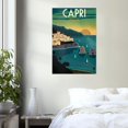 thumbnail image 2 of Capri - Italy - Vintage Travel Poster #1 (24x36Inches(BlackMetal-Framed), 2 of 6