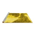 thumbnail image 2 of Ahgly Company Machine Washable Indoor Rectangle Abstract Yellow Modern Area Rugs, 8' x 10', 2 of 4