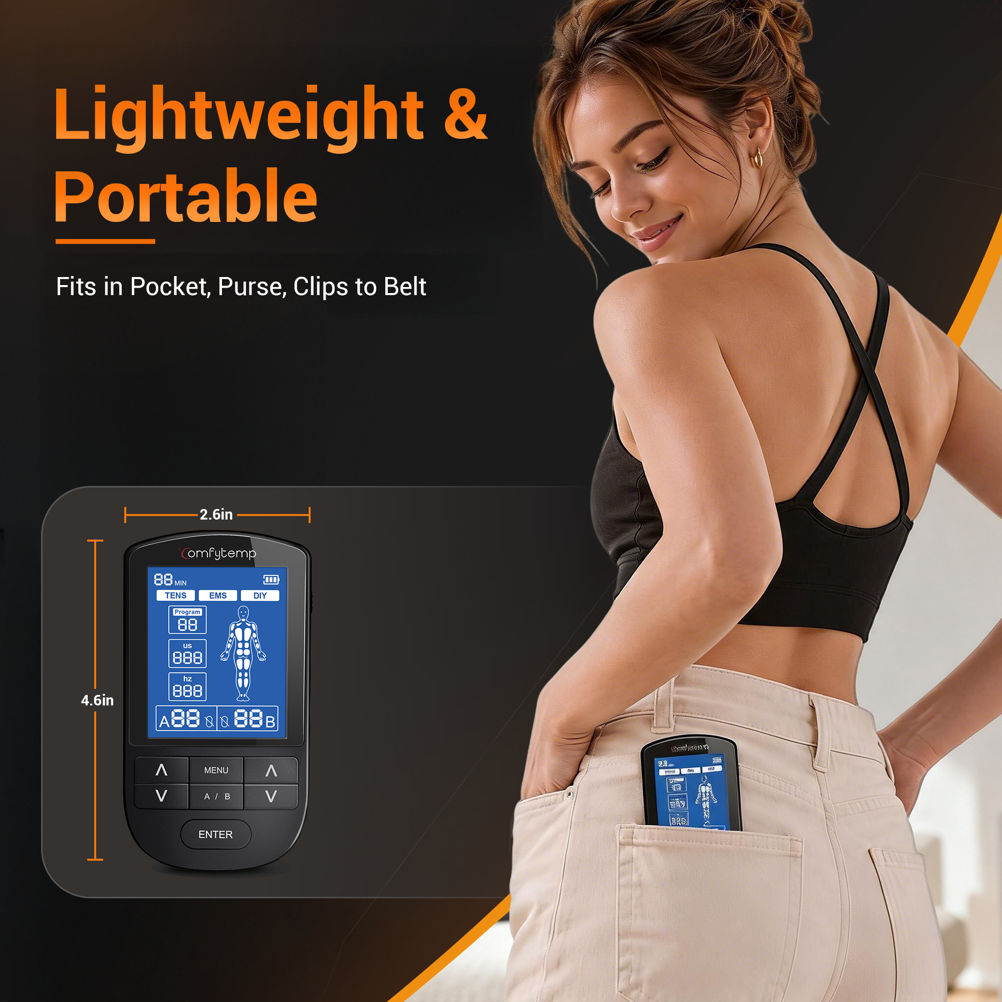 Comfytemp 4 Channel TENS Unit Muscle Stimulator photo 7