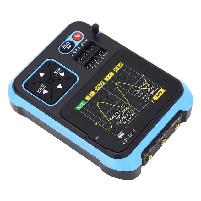 Oscilloscope Numérique Portatif, Oscilloscope Numérique 3 en 1 avec Écran TFT et Rétroéclairage pour Réparation Auto, Industriel et Domestique, Microscopes USB