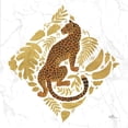 thumbnail image 2 of Penner, Janelle 20x20 White Modern Wood Framed Museum Art Print Titled - Big Cat Beauty VI Gold, 2 of 4