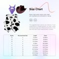 thumbnail image 6 of vastwit Cowboy Costume Kids Cowgirl Cosplay Outfits Cow Print Vest with Bandanna and Hat Set for Grey 14, 6 of 6