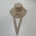 thumbnail image 3 of CoCopeaunts Women Bucket Hat Distressed Sun Protection Cotton Beach Sun Hat Summer Wide Brim Fisherman Hat Wide Chin Strap, 3 of 8