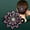 AB Purple Pink, variant on Rhinestones Flower Hair Clip Ponytail Hairclip Duckbill Hairpin Barrette Crystal Fancy Decorative Hair Accessories For Women