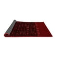thumbnail image 2 of Ahgly Company Indoor Square Abstract Red Modern Area Rugs, 6' Square, 2 of 4