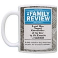 thumbnail image 2 of ThisWear Father's Day Gifts Man Named Grandfather of Year By Favorite Grandhild 11 ounce Coffee Mug News, 2 of 4